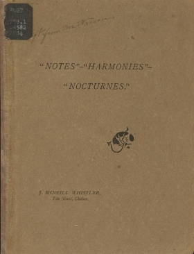 Cover of "Notes" - "Harmonies" - "Nocturnes"