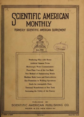 Cover of Scientific American monthly