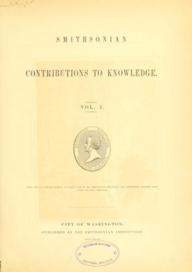 Cover of Smithsonian contributions to knowledge