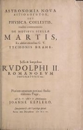 Cover of Astronomia nova aitiologetos romanized