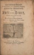 Cover of Carl Wilhelm Scheele's d. Königl. Schwed. Acad. d. Wissenschaft. Mitgliedes, Chemische Abhandlung von der Luft und dem Feuer