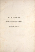 Cover of Le Costume ancien et moderne