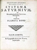 Cover of Cristiani Hugenii Zulichemii, Const. f. Systema Saturnium
