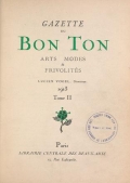 Cover of Gazette du bon ton
