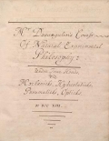 Cover of Mr. Desaugulier's Course of natural experimental philosophy