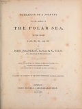 Cover of Narrative of a journey to the shores of the polar sea in the years 1819, 20, 21, and 22