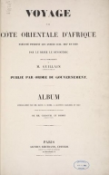 Cover of Voyage à la còte orientale d'Afrique