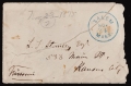 Cover of Alexander Graham Bell letter to L.T. Stanley, dated Boston University, 23 November 1875