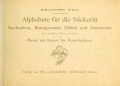Cover of Alphabete für die Stickerin