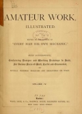 Cover of Amateur work, illustrated