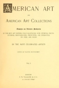 Cover of American art and American art collections