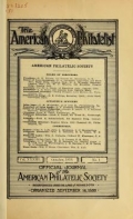 Cover of The American philatelist