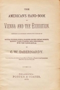 Cover of The American's hand-book to Vienna and the exhibition