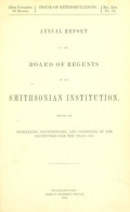 Cover of Annual report of the Board of Regents of the Smithsonian Institution