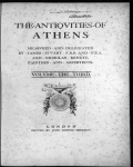 Cover of The antiqvities of Athens