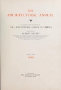 Cover of The architectural annual