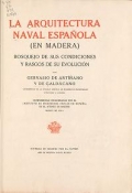 Cover of La arquitectura naval espanlįla