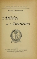 Cover of Artistes et amateurs