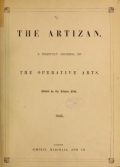 Cover of The Artizan