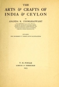 Cover of The arts & crafts of India & Ceylon
