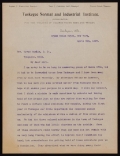 Cover of Booker T. Washington letter to Rev. Cyrus Hamlin, D.D., dated Grand Union Hotel, New York, 9 April 1897