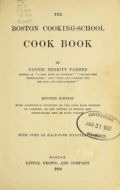 Cover of The Boston cooking-school cook book