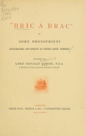 Cover of Bric à brac, or, Some photoprints illustrating art objects at Gower Lodge, Windsor