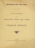 Cover of Burlington club catalogues, 1868-1896