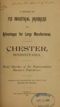 Cover of Chester, Pennsylvania