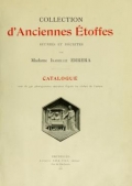 Cover of Collection d'anciennes étoffes