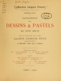 Cover of Collection Jacques Doucet