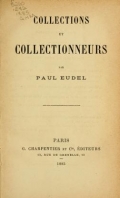 Cover of Collections et collectionneurs