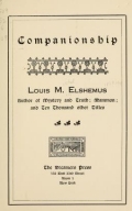 Cover of Companionship