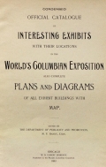 Cover of Condensed official catalogue of interesting exhibits with their locations in the World's Columbian Exposition