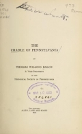 Cover of The cradle of Pennsylvania