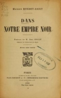 Cover of Dans notre empire noir