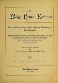 Cover of Das Weisse Haus Kochbuch