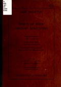 Cover of Design of wood aircraft structures