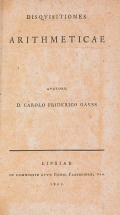 Cover of Disquisitiones arithmeticae