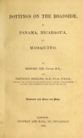 Cover of Dottings on the roadside, in Panama, Nicaragua, and Mosquito