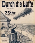 Cover of Durch die Lüfte