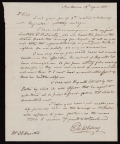 Cover of Eli Whitney letter to John Hewitt, dated New Haven, 13 April 1818