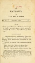 Cover of The Emporium of arts and sciences v.2 (1812)