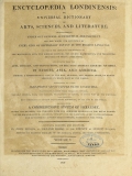 Cover of Encyclopaedia londinensis, or, Universal dictionary of arts, sciences, and literature v.5 (1810)
