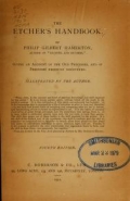 Cover of The etcher's handbook