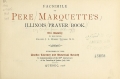 Cover of Facsimile of Père Marquette's Illinois prayer book