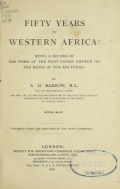 Cover of Fifty years in Western Africa
