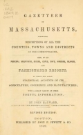Cover of A gazetteer of Massachusetts