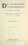 Cover of Geschichte der liturgischen Gewänder des Mittelalters