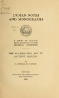 Cover of The goldsmith's art in ancient Mexico 